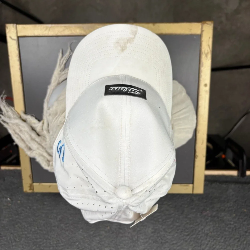 Titleist Mens White Performance Golf Hat Adjustable‎ Heal the City Logo UPF 50+